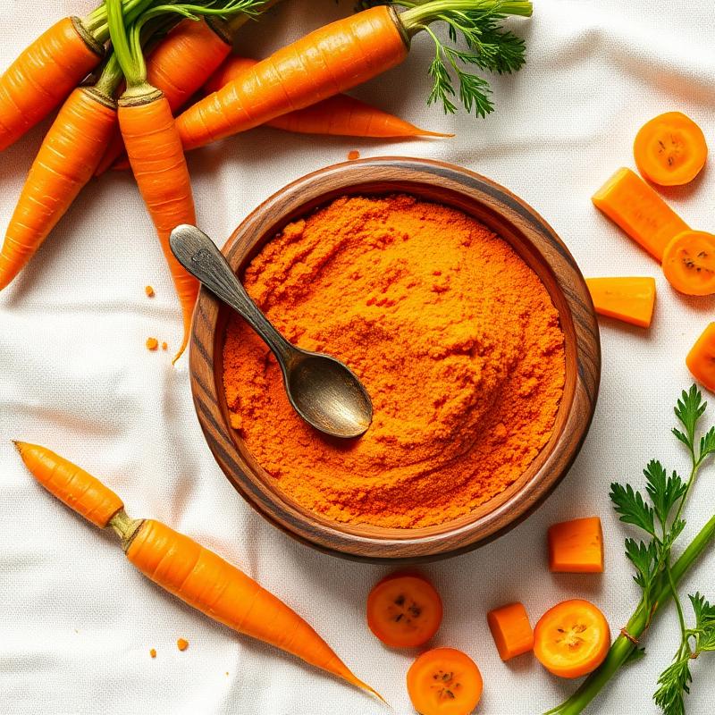 Carrot Powder - bulk export from QuickMix